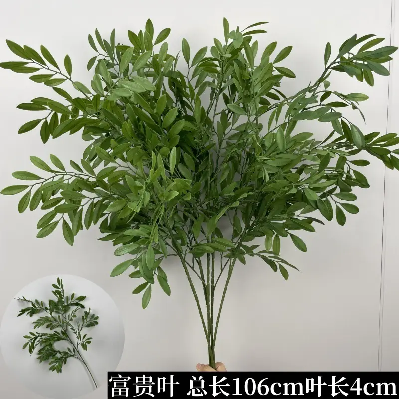 Wedding Green Plant Simulation Plant Flower-arranging Gypsophila Eucalyptus Fake Flower Silk Flower Wedding Decoration Flower Material