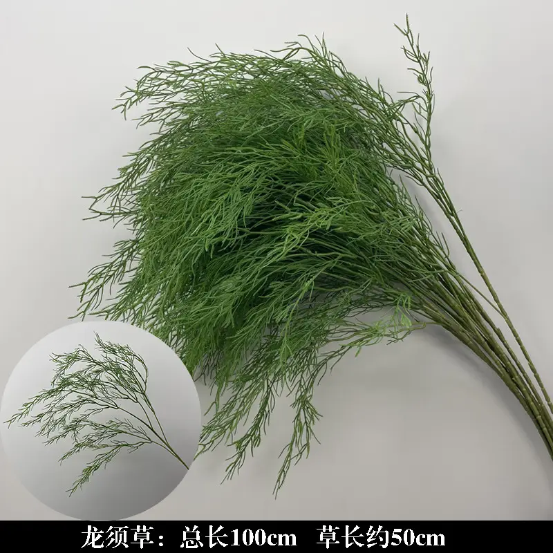 Wedding Green Plant Simulation Plant Flower-arranging Gypsophila Eucalyptus Fake Flower Silk Flower Wedding Decoration Flower Material