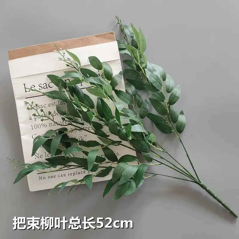 Wedding Green Plant Simulation Plant Flower-arranging Gypsophila Eucalyptus Fake Flower Silk Flower Wedding Decoration Flower Material