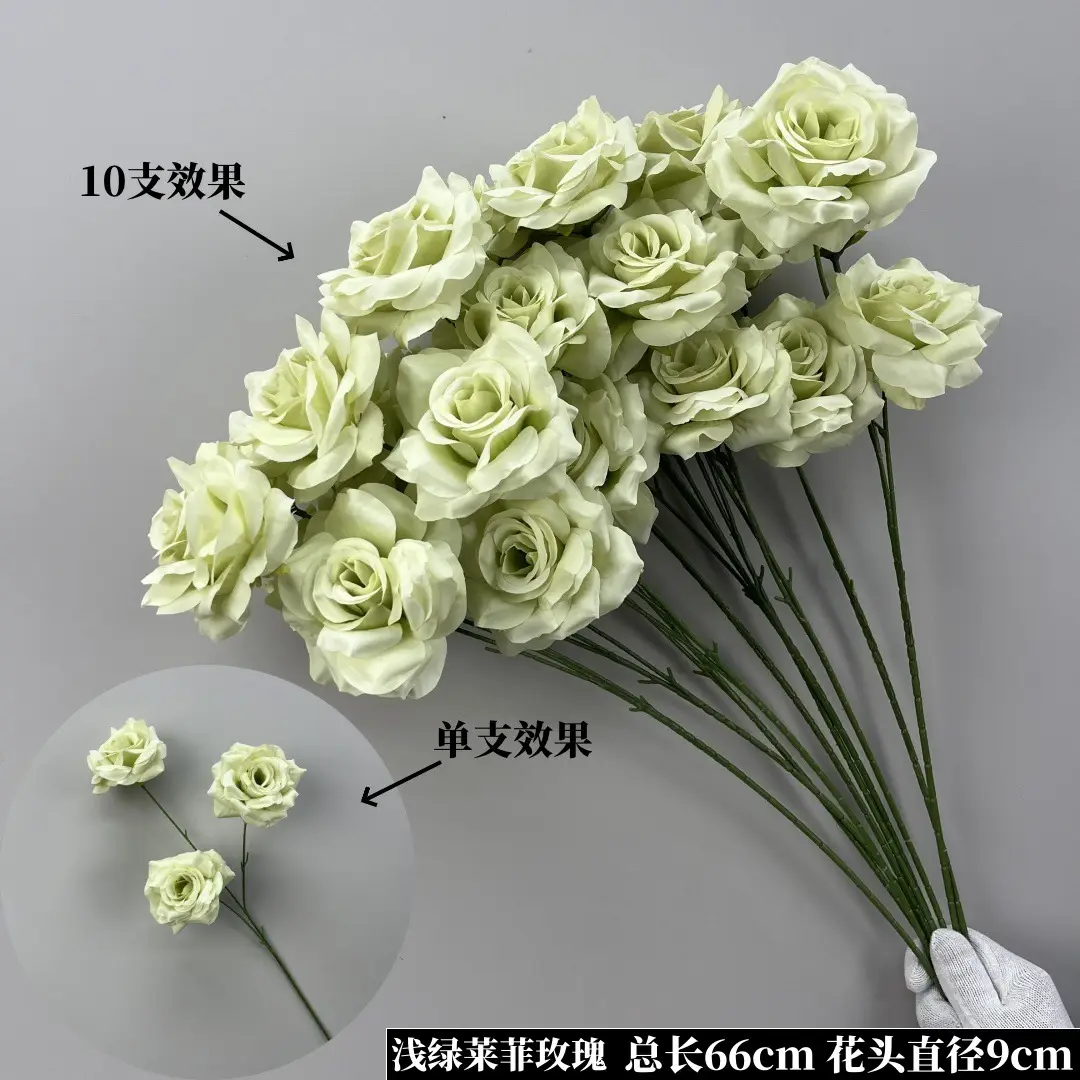 Wedding Green Plant Simulation Plant Flower-arranging Gypsophila Eucalyptus Fake Flower Silk Flower Wedding Decoration Flower Material