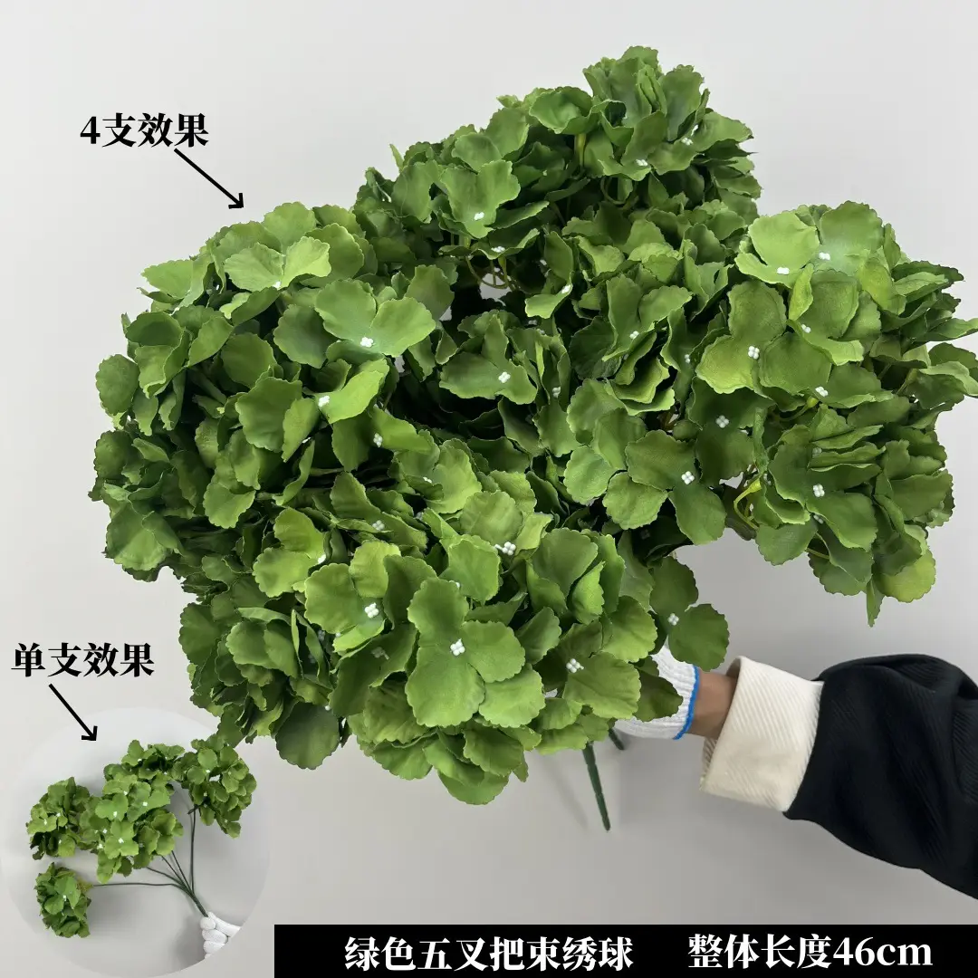 Wedding Green Plant Simulation Plant Flower-arranging Gypsophila Eucalyptus Fake Flower Silk Flower Wedding Decoration Flower Material