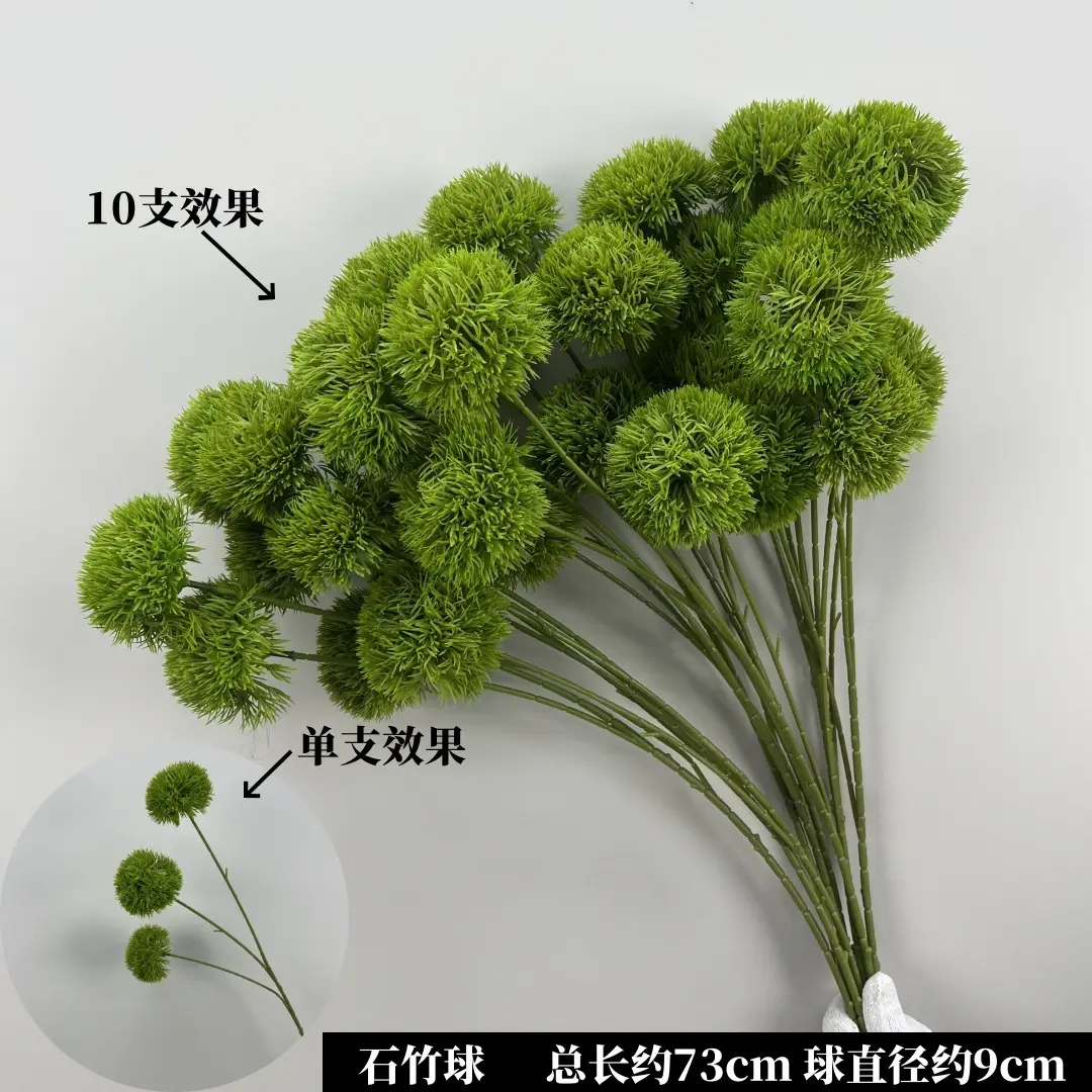 Wedding Green Plant Simulation Plant Flower-arranging Gypsophila Eucalyptus Fake Flower Silk Flower Wedding Decoration Flower Material