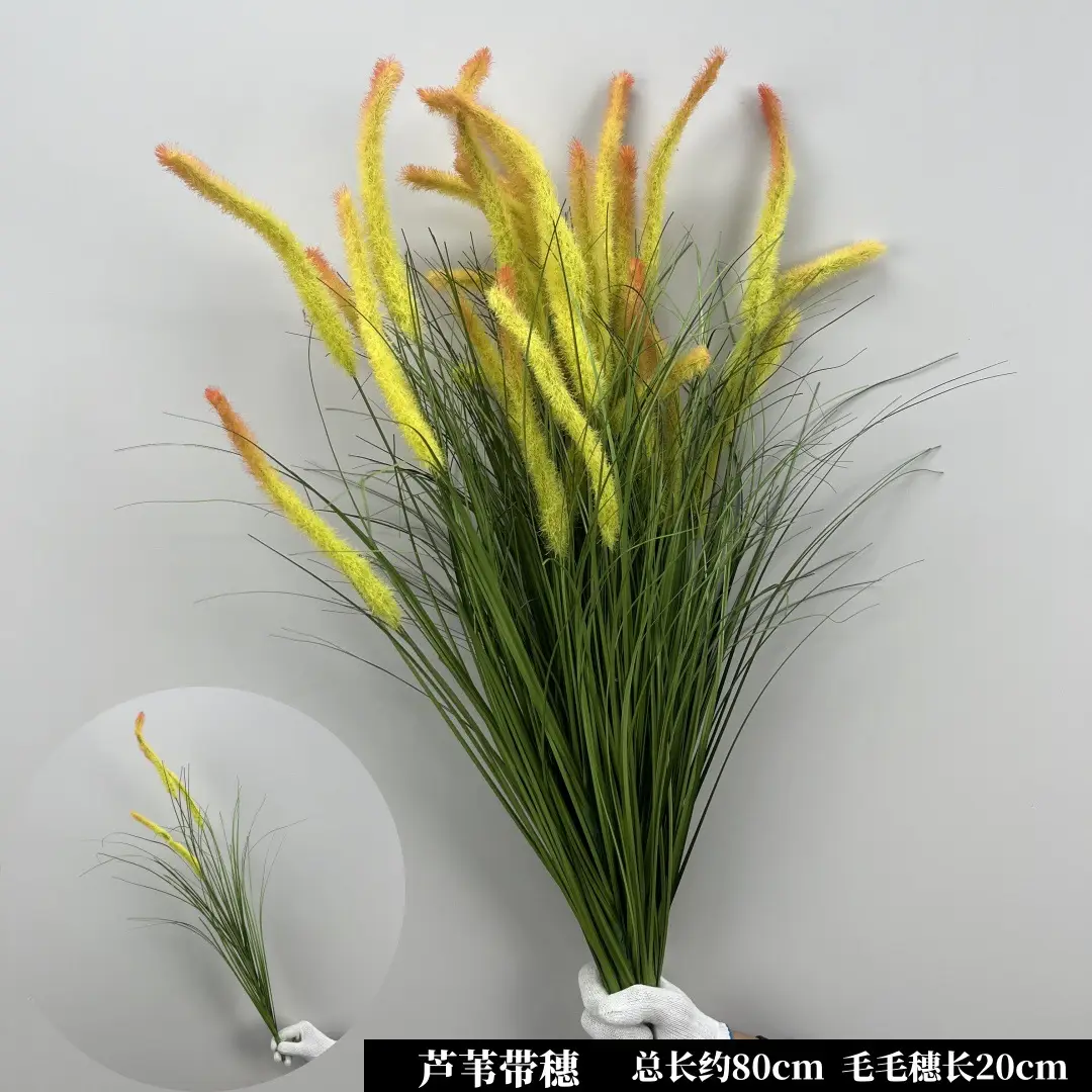 Wedding Green Plant Simulation Plant Flower-arranging Gypsophila Eucalyptus Fake Flower Silk Flower Wedding Decoration Flower Material