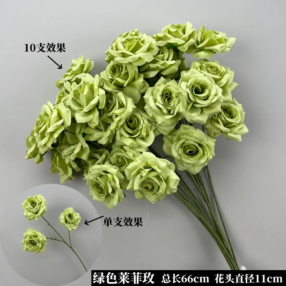 Wedding Green Plant Simulation Plant Flower-arranging Gypsophila Eucalyptus Fake Flower Silk Flower Wedding Decoration Flower Material