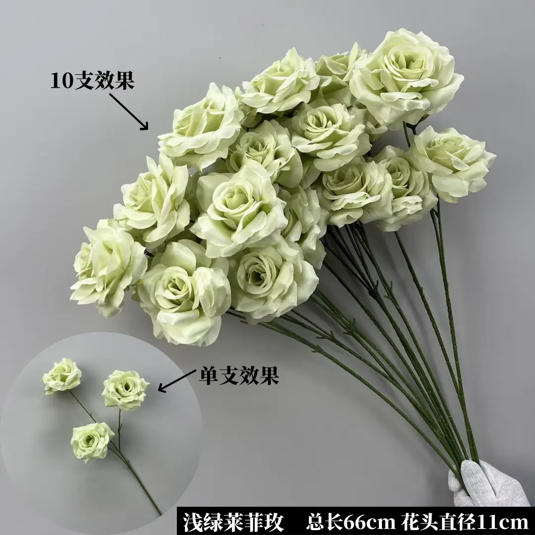 Wedding Green Plant Simulation Plant Flower-arranging Gypsophila Eucalyptus Fake Flower Silk Flower Wedding Decoration Flower Material