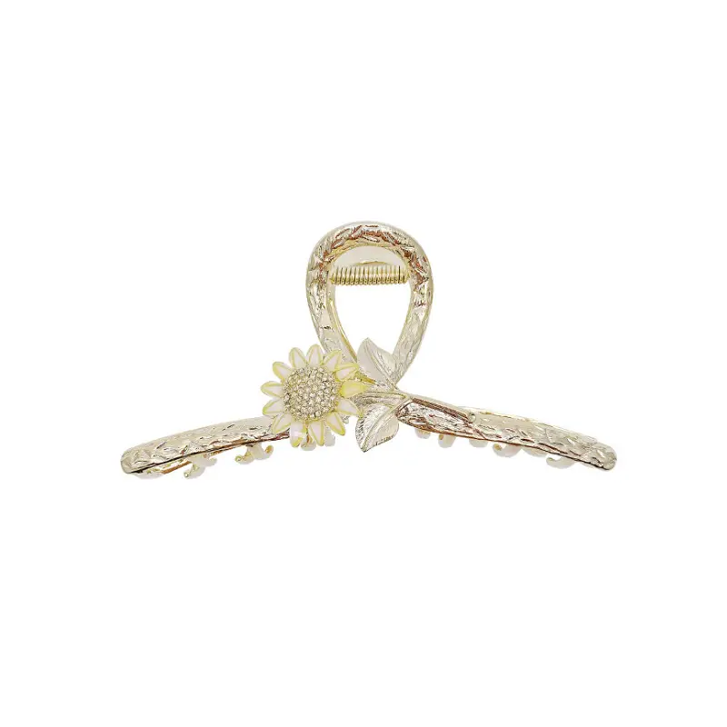 Gold Shark Grip Hair Clip for Women Large Size - Image 49
