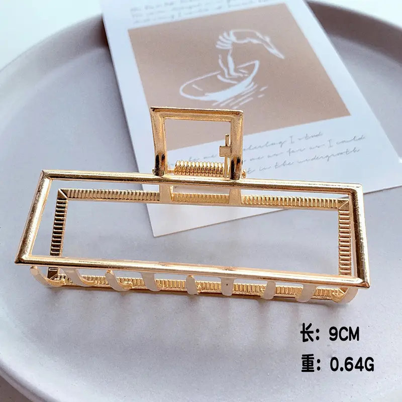 Gold Shark Grip Hair Clip for Women Large Size - Image 14