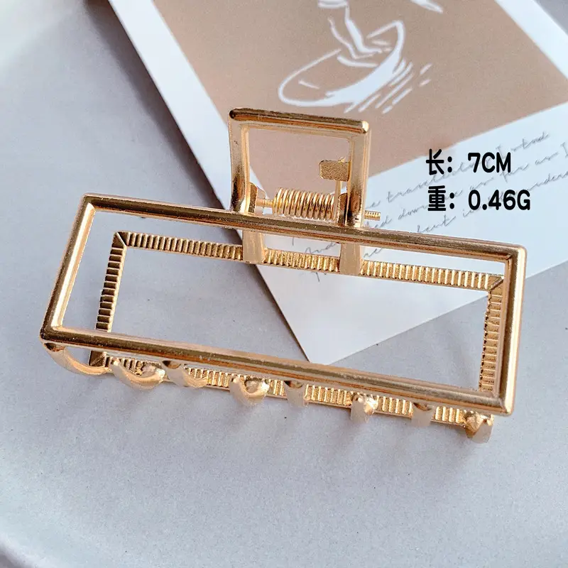 Gold Shark Grip Hair Clip for Women Large Size - Image 17