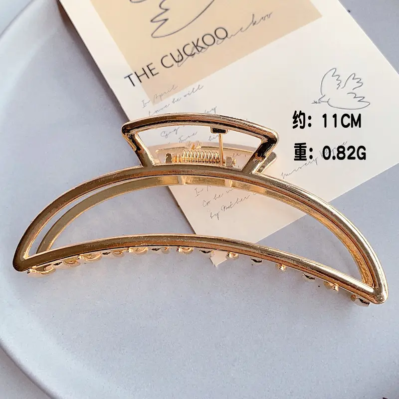 Gold Shark Grip Hair Clip for Women Large Size - Image 29