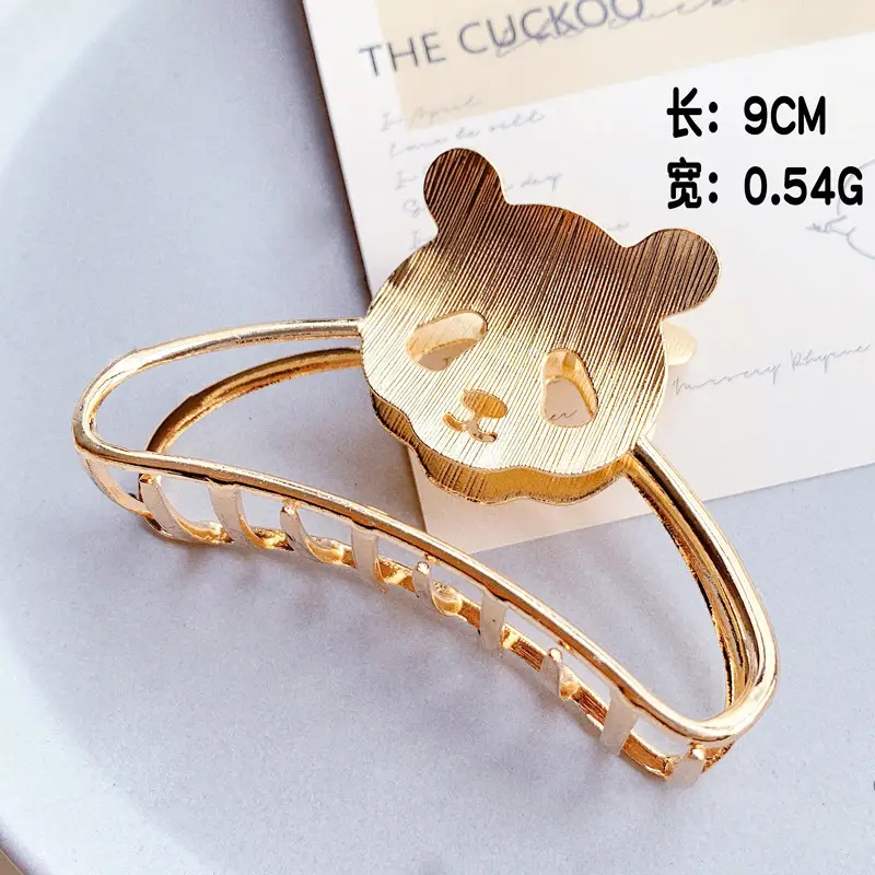 Gold Shark Grip Hair Clip for Women Large Size - Image 42
