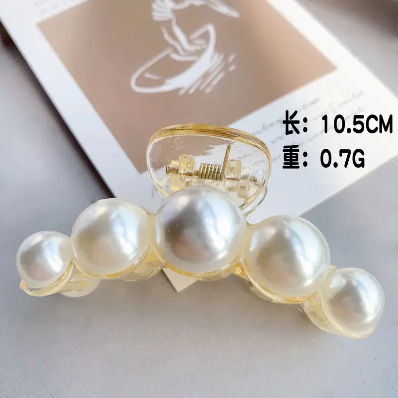 Gold Shark Grip Hair Clip for Women Large Size - Image 3