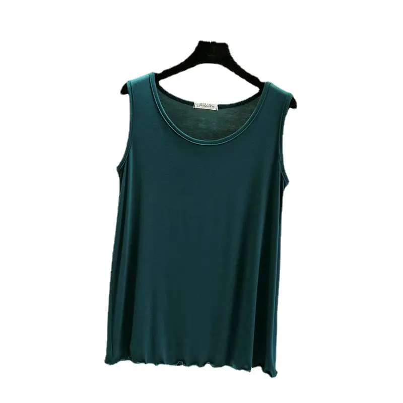 Women's Purple Modal Sleeveless Vest Large - Image 16