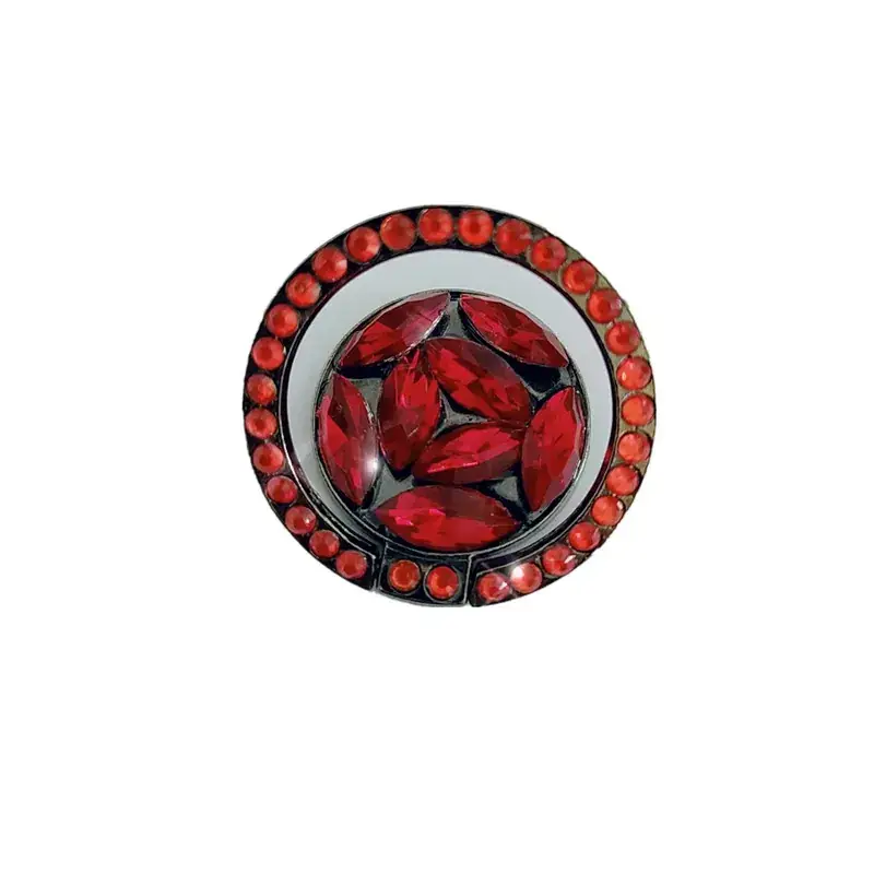 Diamond Encrusted Mobile Phone Stand Ring Buckle - Image 11