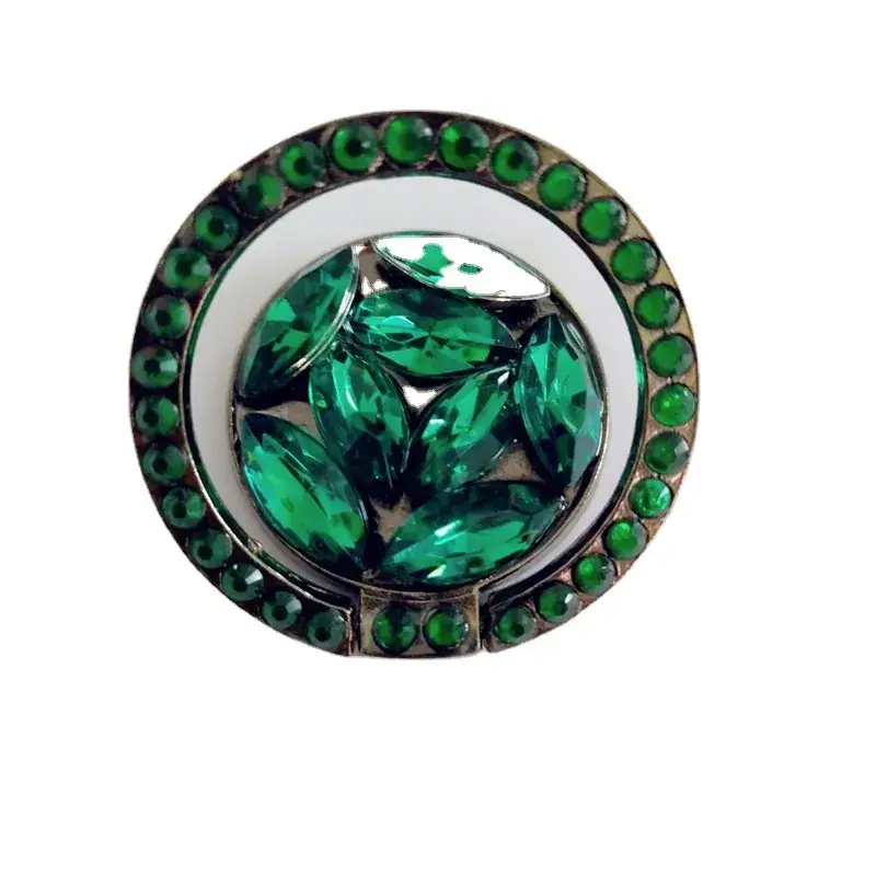 Diamond Encrusted Mobile Phone Stand Ring Buckle - Image 13
