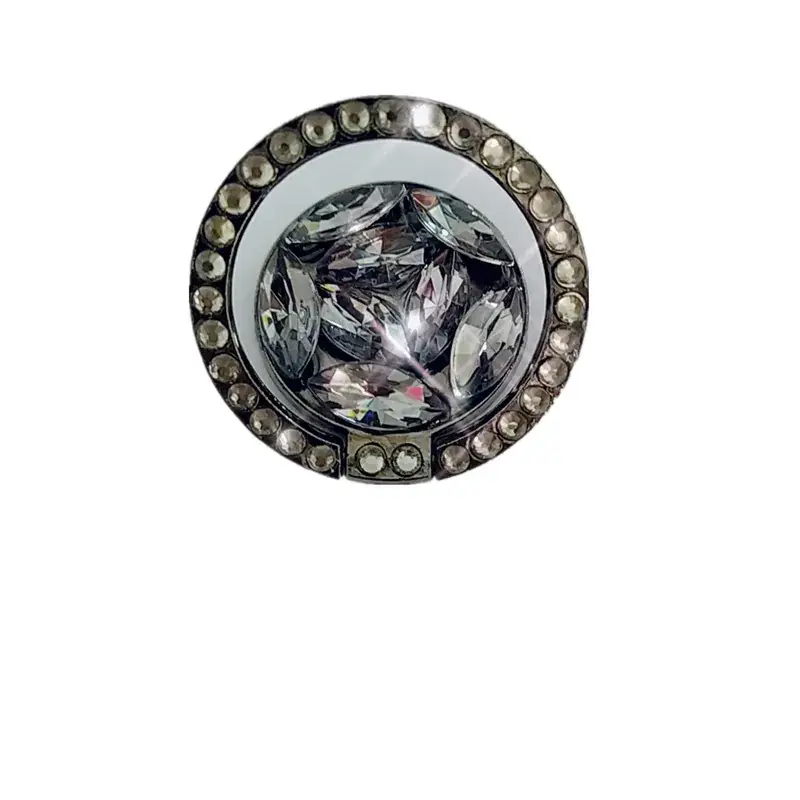 Diamond Encrusted Mobile Phone Stand Ring Buckle - Image 5