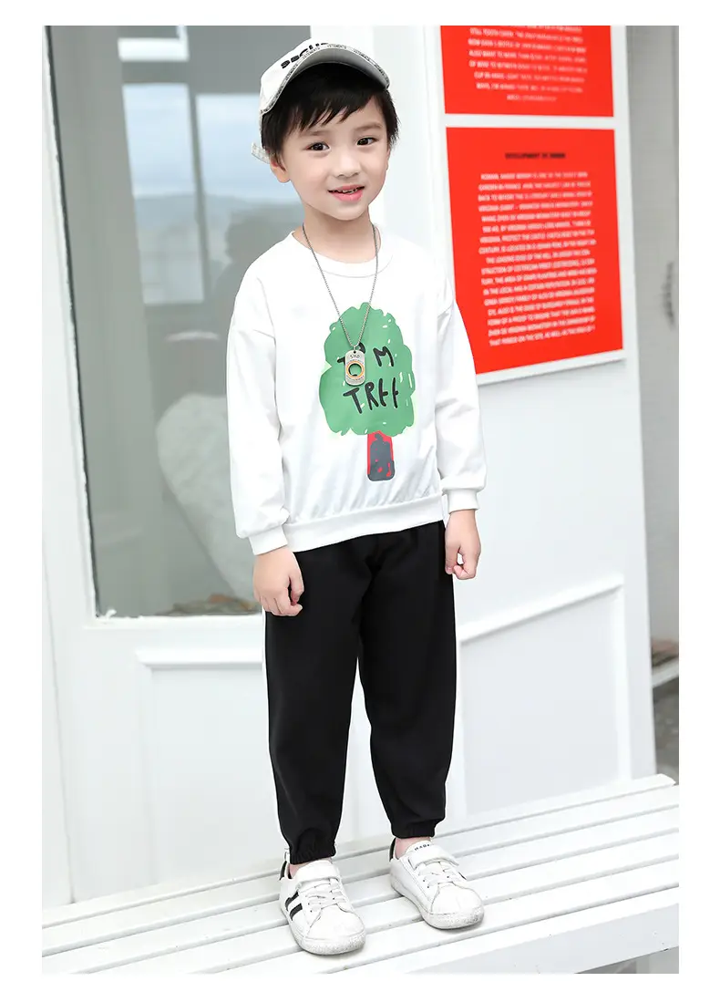 25W Winter Kids Warm Jogger Pants Blue White Stripes — feature 13