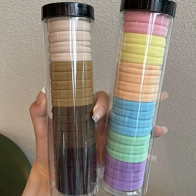 Thick Hair Rope Ponytail Band All Colors High Elasticity - Image 7