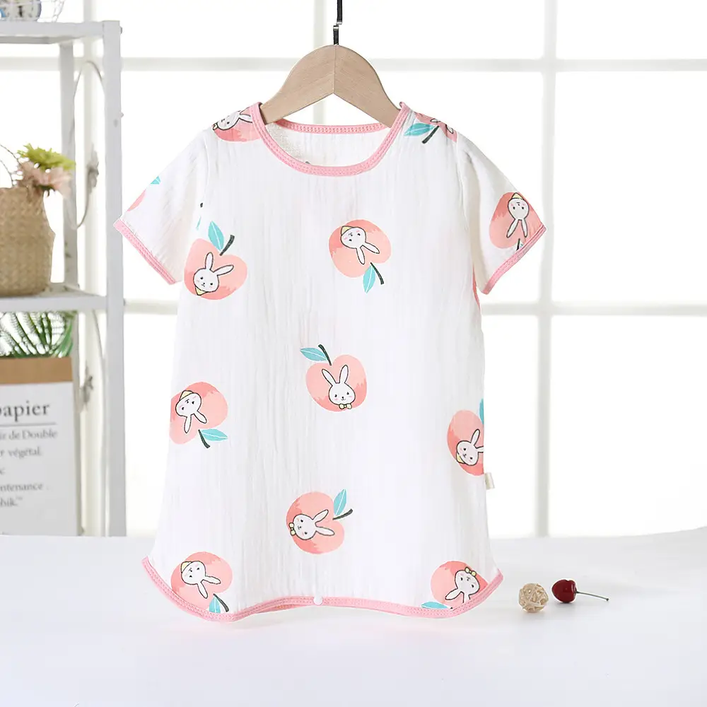 Pink Apple Rabbit Short Sleeping Bag