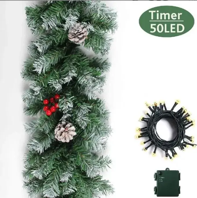 PVC Spray White Christmas Rattan Decorative Tree Branches