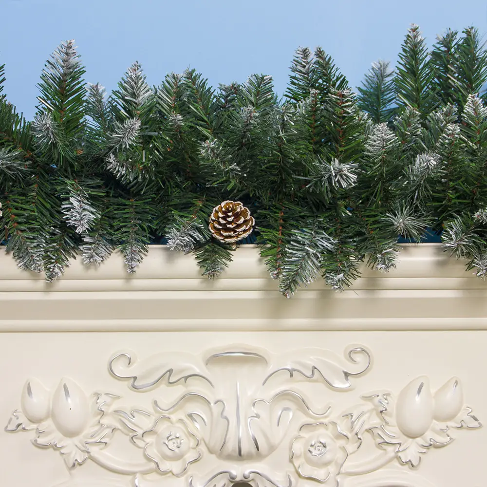 PVC Spray White Christmas Rattan Decorative Tree Branches — feature 12