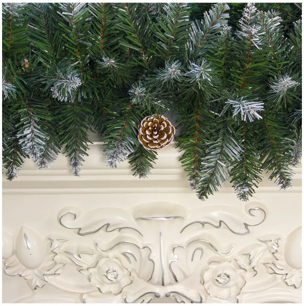 PVC Spray White Christmas Rattan Decorative Tree Branches — feature 13