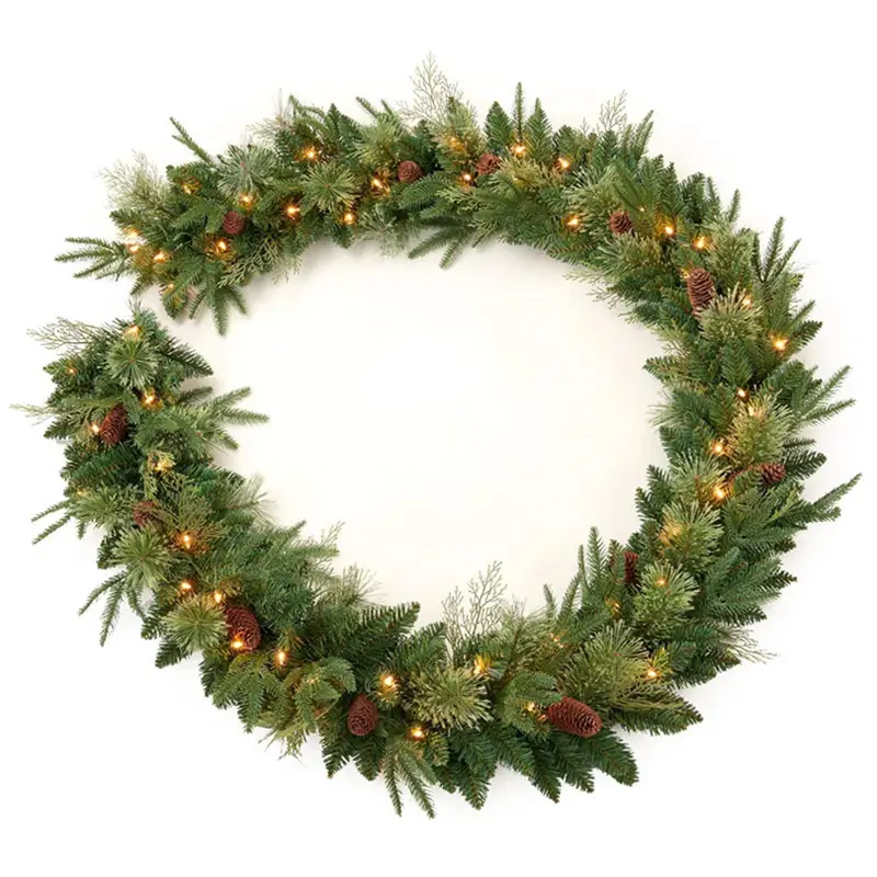 PVC Spray White Christmas Rattan Decorative Tree Branches — feature 15