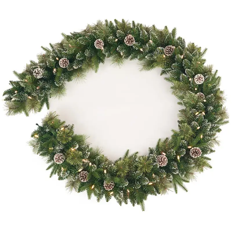 PVC Spray White Christmas Rattan Decorative Tree Branches — feature 16