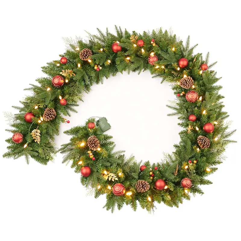 PVC Spray White Christmas Rattan Decorative Tree Branches — feature 17