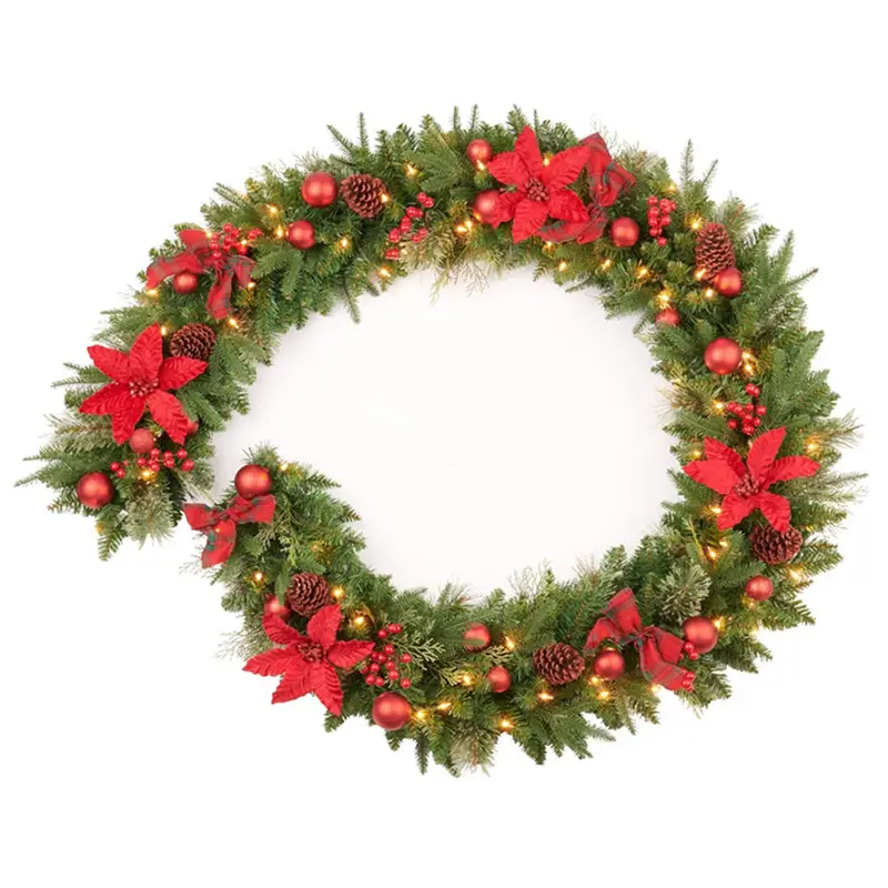 PVC Spray White Christmas Rattan Decorative Tree Branches — feature 18