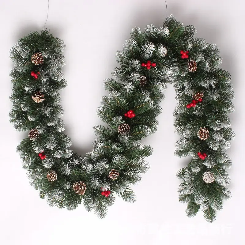 PVC Spray White Christmas Rattan Decorative Tree Branches — feature 7