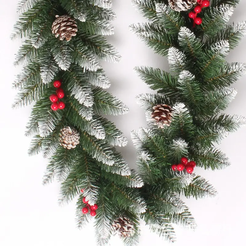 PVC Spray White Christmas Rattan Decorative Tree Branches — feature 9