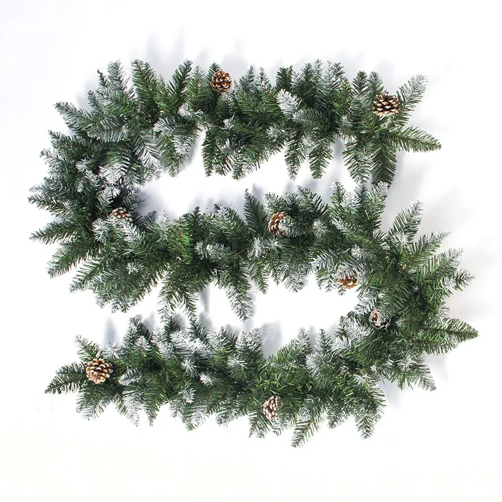 PVC Spray White Christmas Rattan Decorative Tree Branches