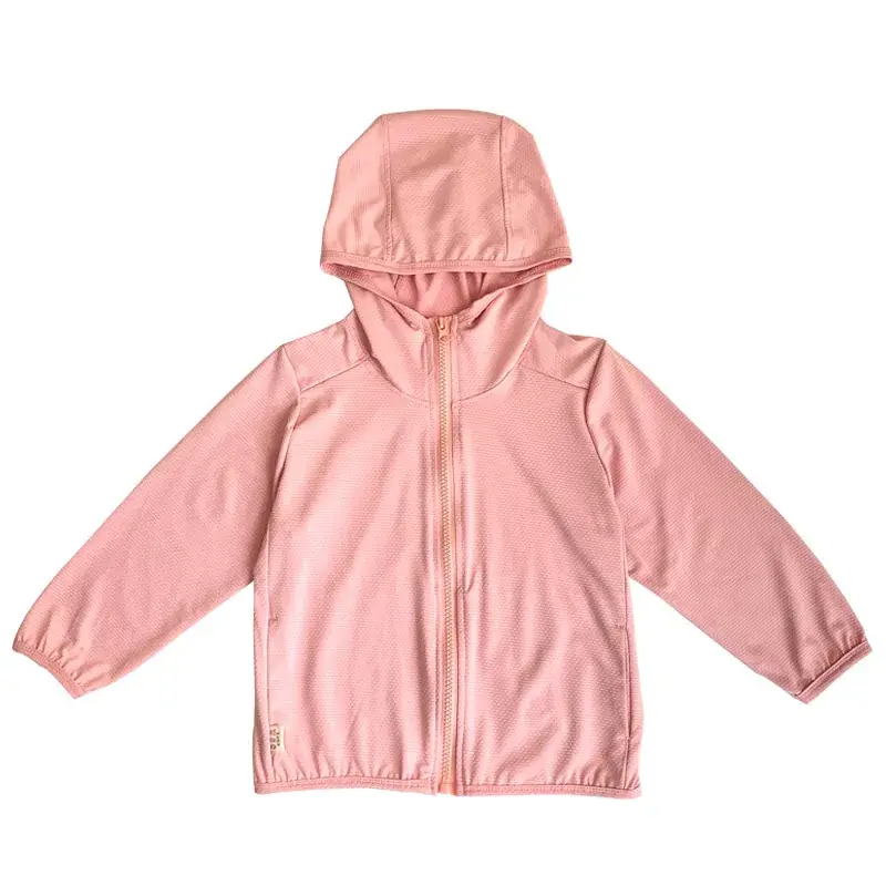 Children's Pink Hooded Zipper Jacket Medium to XL