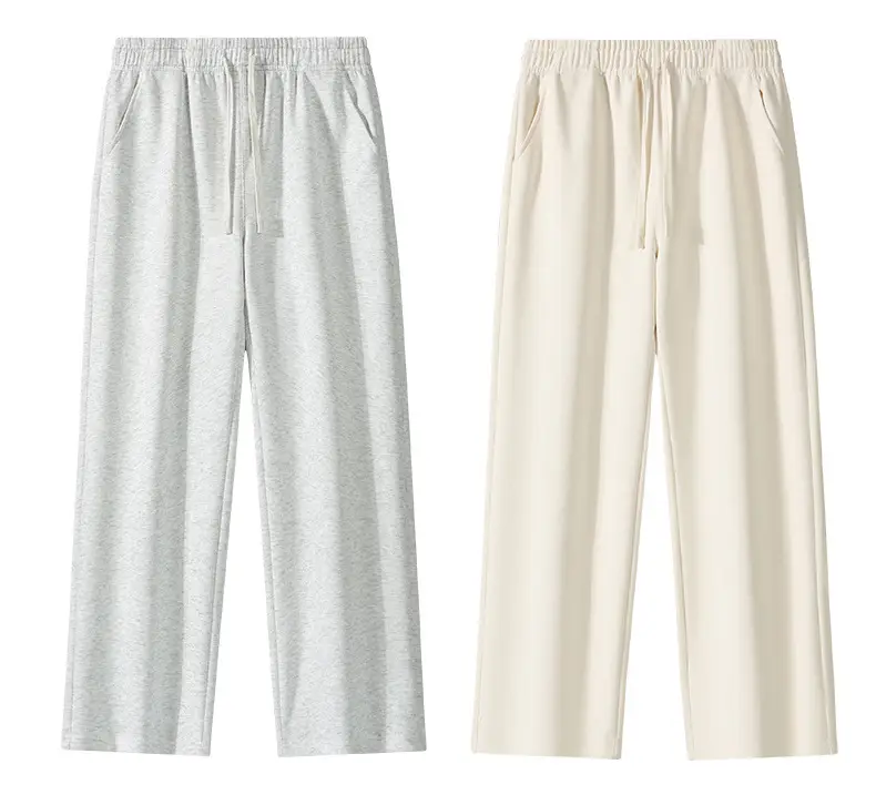Men's Grey Jogger Sweatpants Loose Fit Straight Leg — feature 29