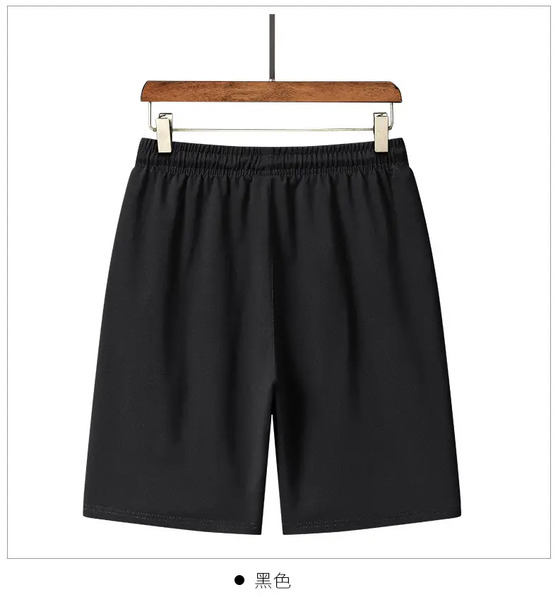 Men Cotton Shorts Grey Loose Fit 2023 Summer — feature 14