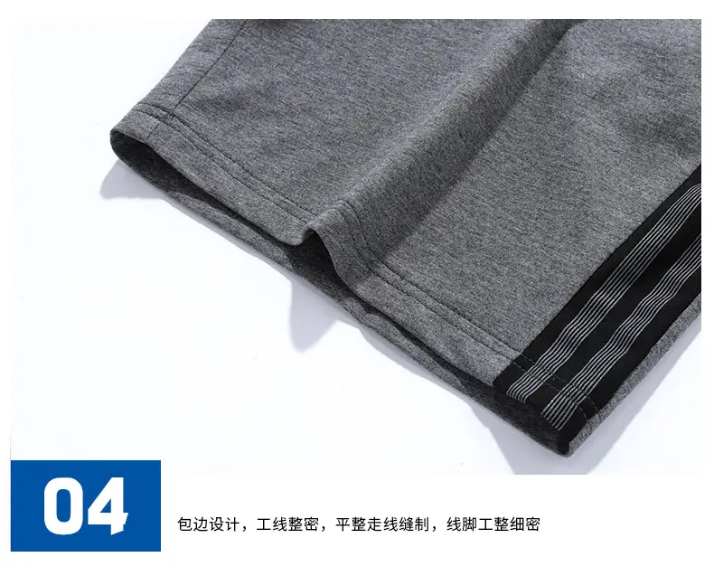 Men Cotton Shorts Grey Loose Fit 2023 Summer — feature 19