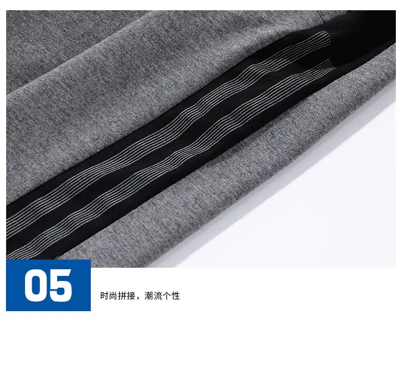 Men Cotton Shorts Grey Loose Fit 2023 Summer — feature 20