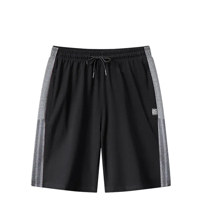 Men Cotton Shorts Grey Loose Fit 2023 Summer