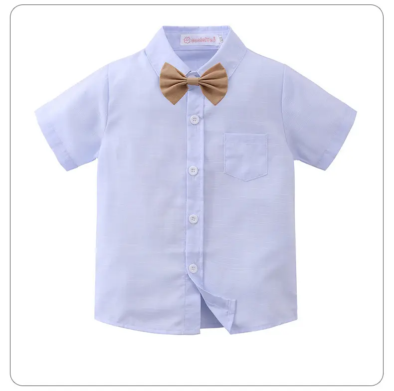 Boys Summer Suit with Bowtie & Suspenders — feature 21