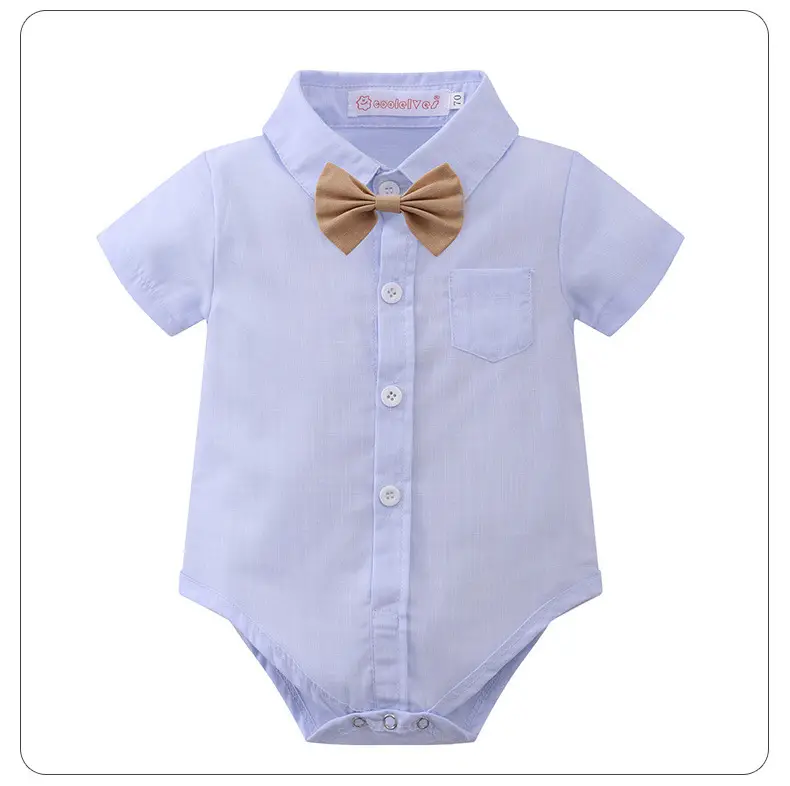 Boys Summer Suit with Bowtie & Suspenders — feature 22