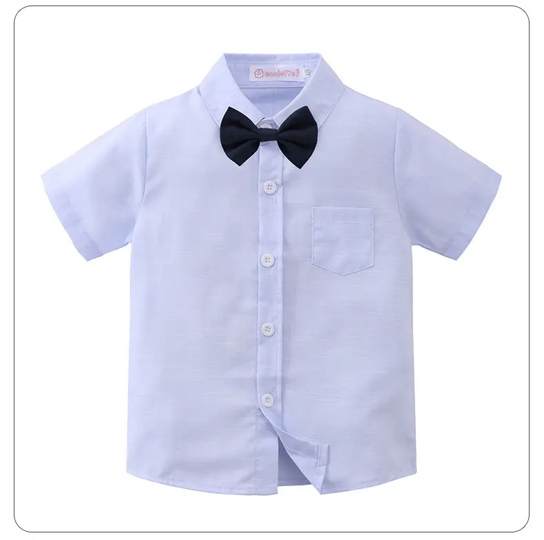 Boys Summer Suit with Bowtie & Suspenders — feature 24