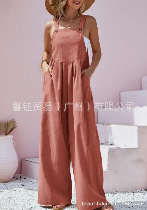 Women Green Ethnic Jumpsuit Wide Leg Pants Summer - Image 7