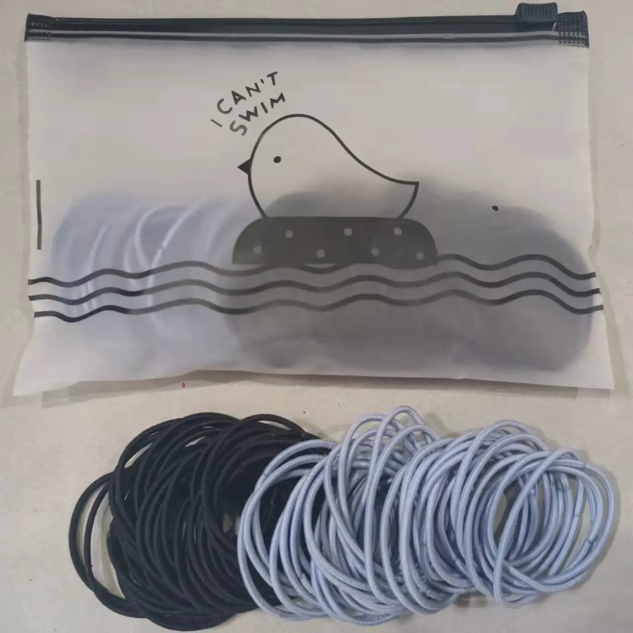 Korean Rubber Hair Rings 2mm Seamless 100pcs - Image 11