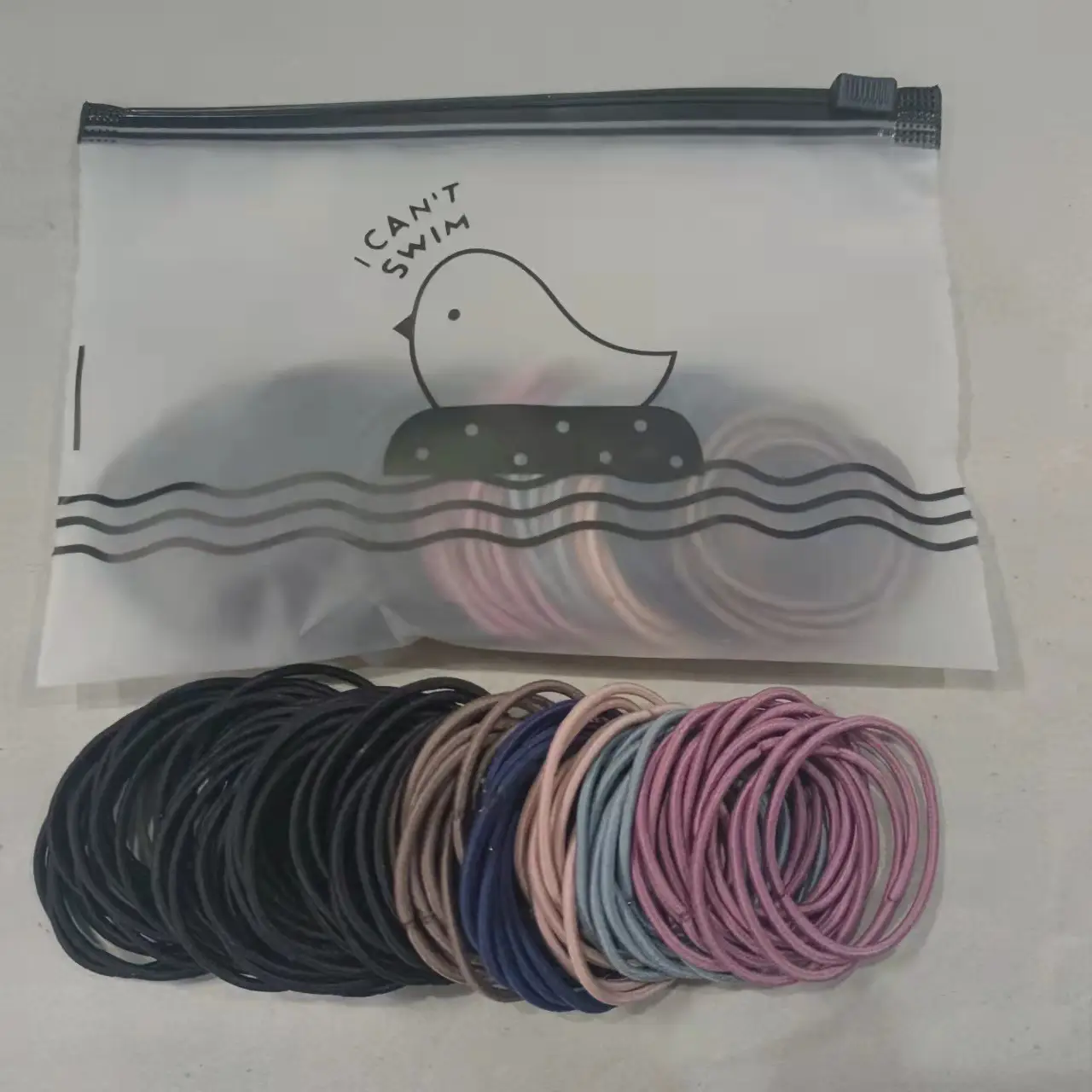Korean Rubber Hair Rings 2mm Seamless 100pcs - Image 8
