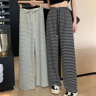 Women's Pink Waffle Pants with Drawstring Waist — feature 19