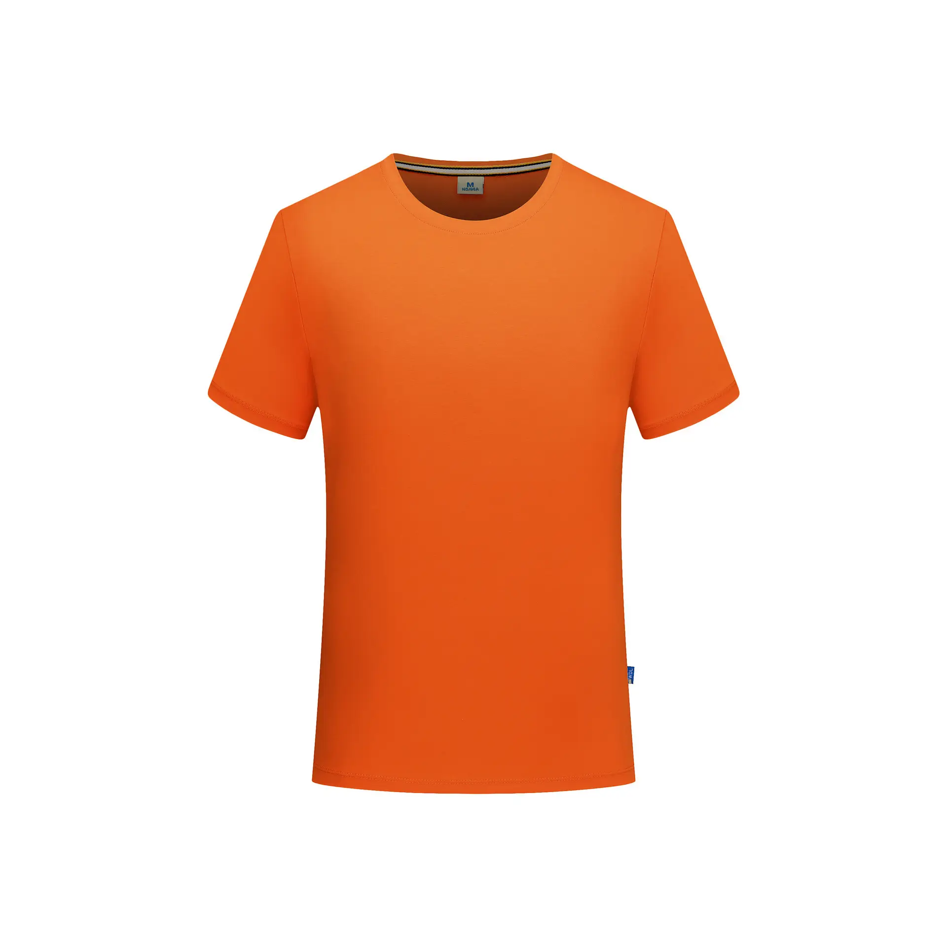 Men Black Mercerized Cotton T-Shirt Short Sleeve - Image 6