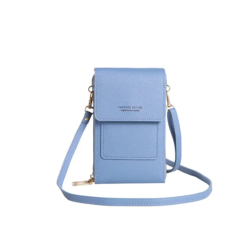 Green Touch Screen Mini Phone Bag for Women