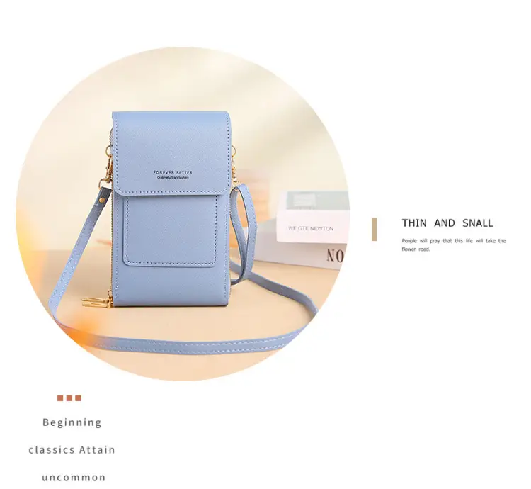 Green Touch Screen Mini Phone Bag for Women — feature 14