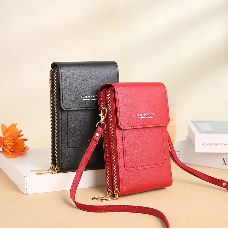 Green Touch Screen Mini Phone Bag for Women — feature 26