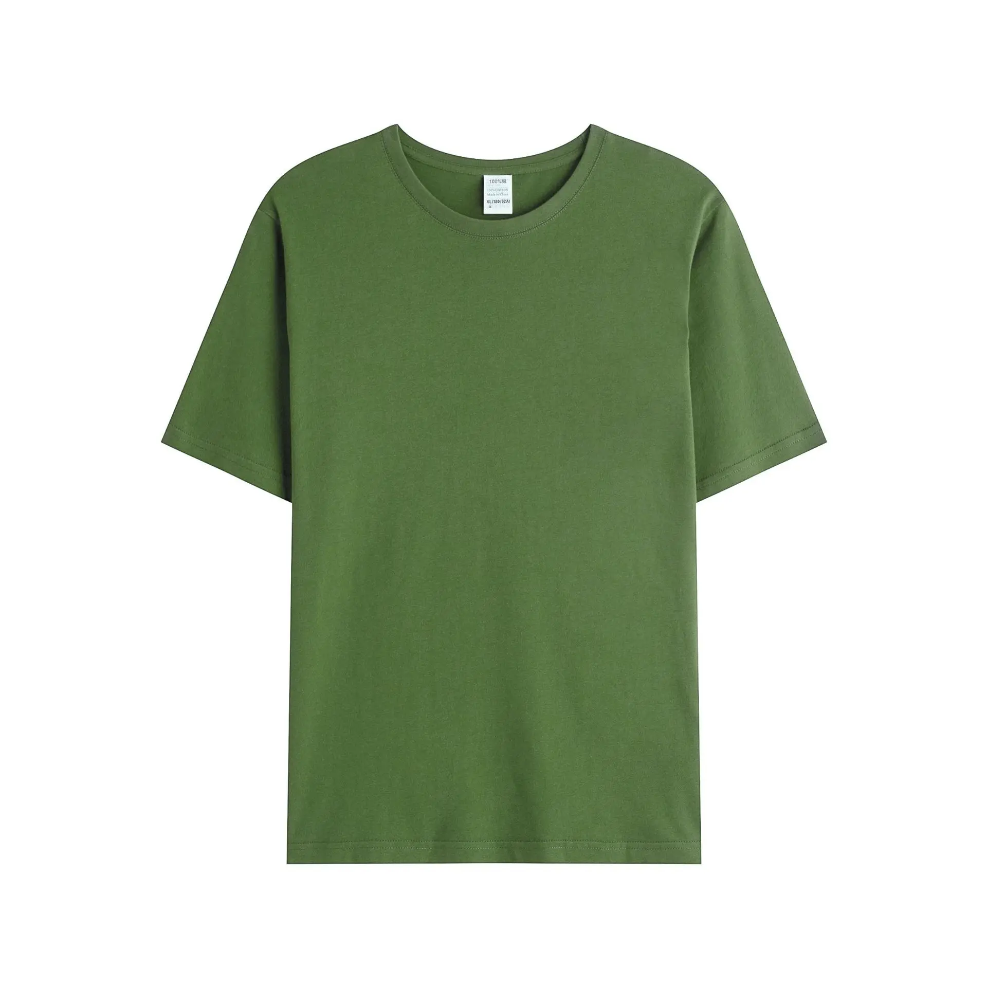 Men Women Cotton Round Neck Pullover T-Shirt Large Size - Image 10